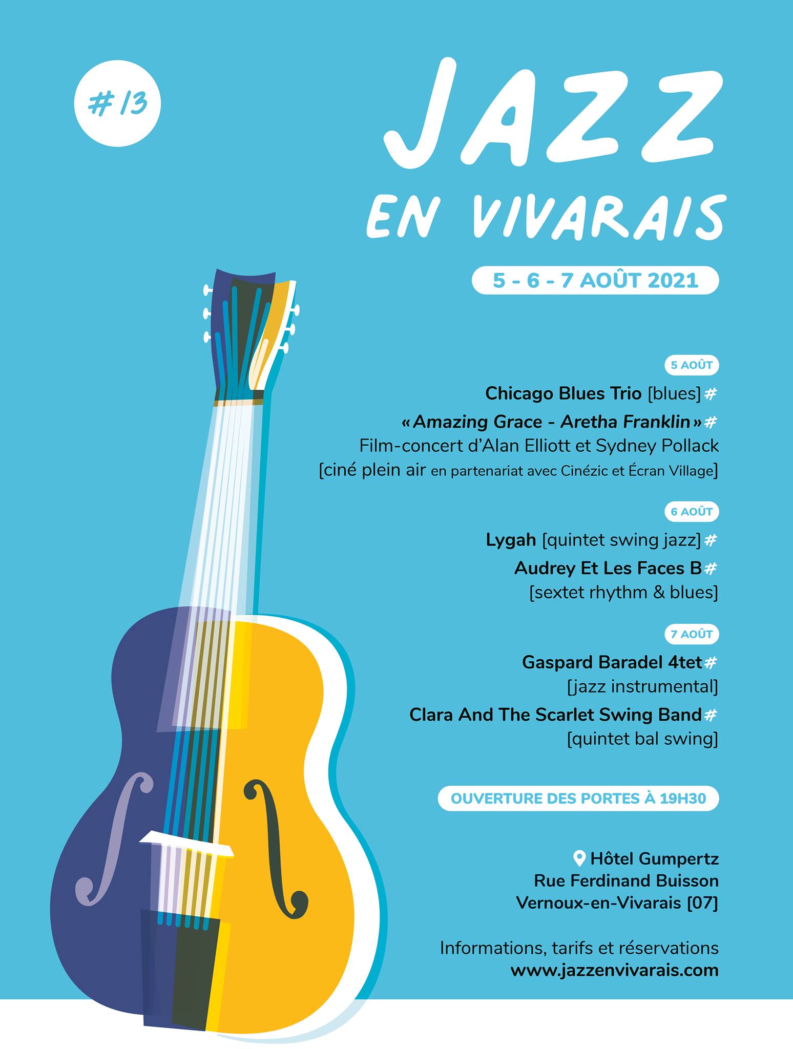 Jazz en Vivarais 2021 : la programmation