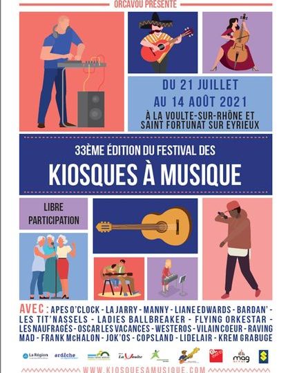 Le Festival des Kiosques à Musique revient en 2021 !