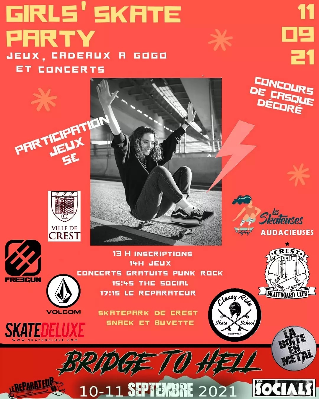 Girls’ Skate Party à Crest !