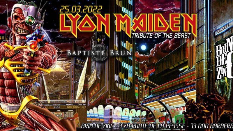 Lyon Maiden en concert au Brin de Zinc