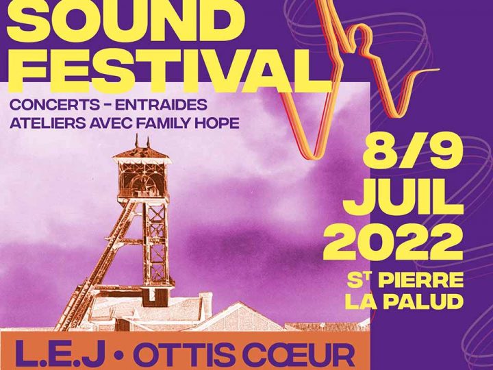 Affiche finale pour le Hope Sound Festival 2022 [ATTENTION FESTIVAL ANNULÉ]