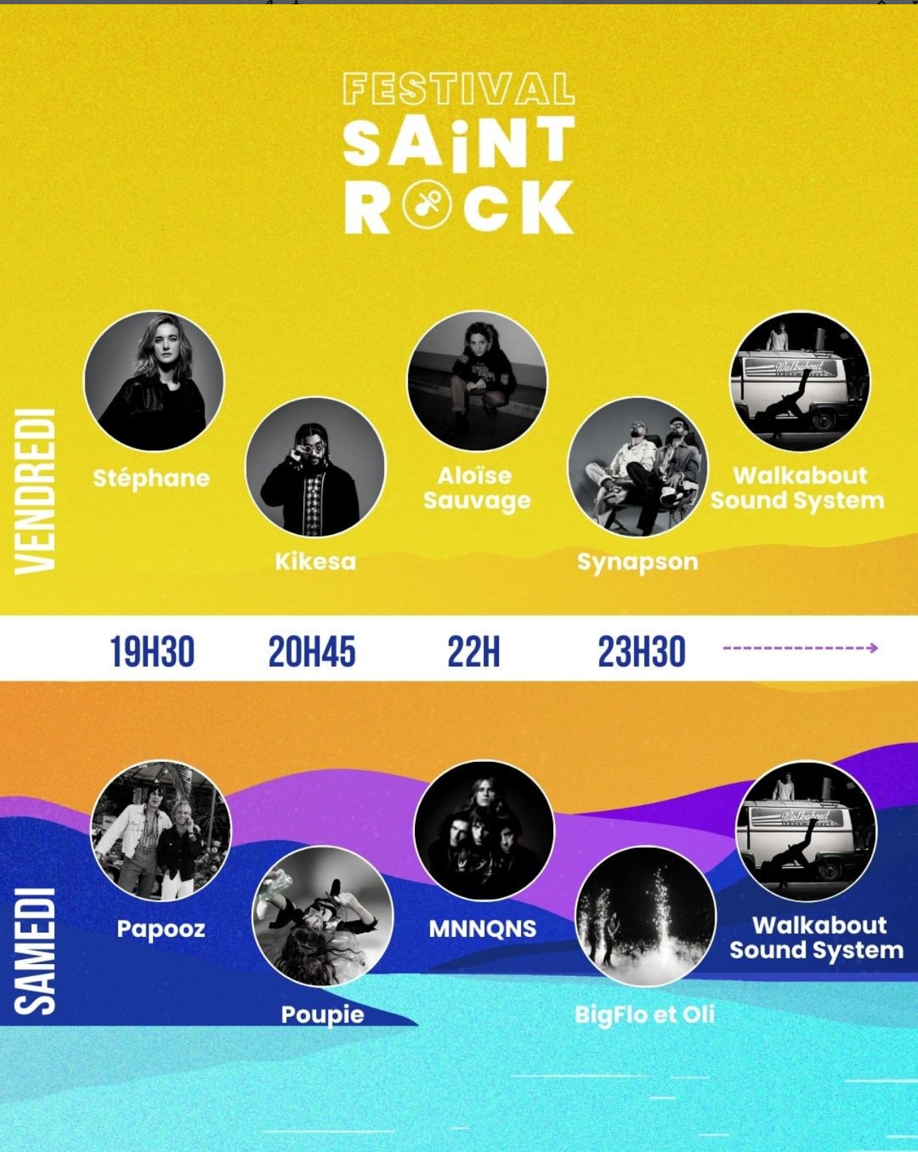 Festival Saint Rock 2022 : la programmation