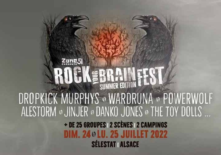 Découvrez le Rock Your Brain Fest édition été 2022