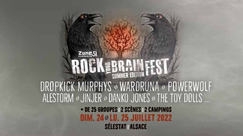 Découvrez le Rock Your Brain Fest édition été 2022