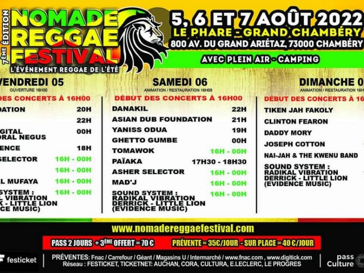 Nomade Reggae Festival 2022