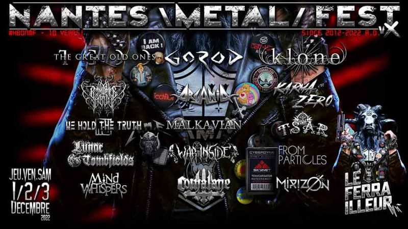 Nantes Metal Fest 2022 : les dix ans !