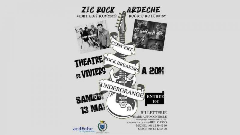 Quatrième soirée Zic’Rock Ardèche : qui sera là ?