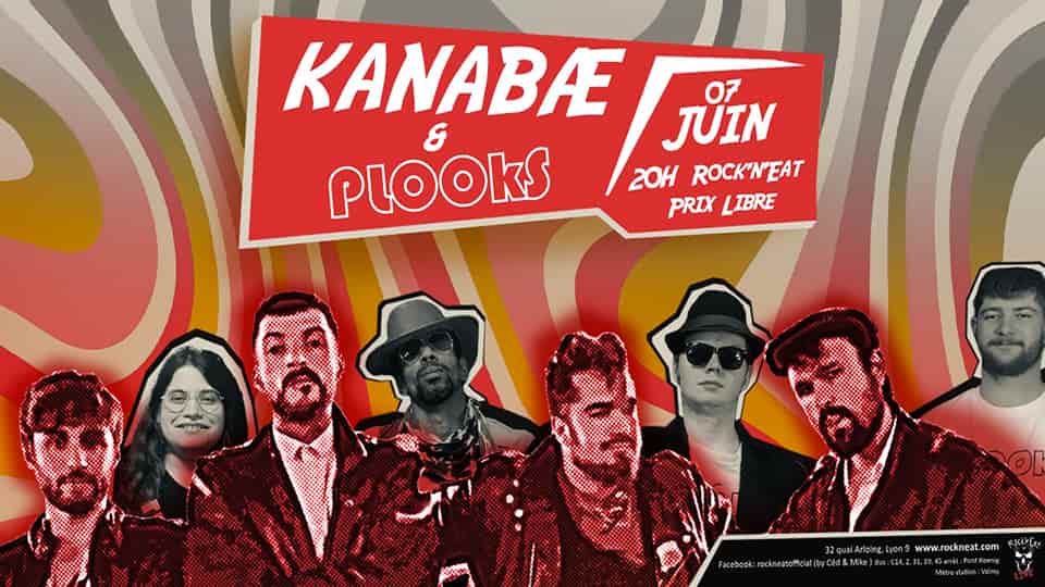 Concert : Kanabæ + Plooks au Rock N’Eat (mercredi 7 juin 2023)