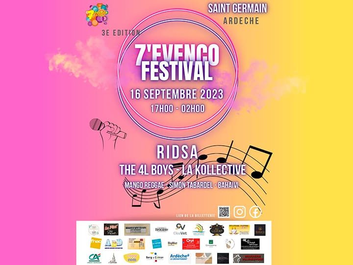 Programmation du 7’Evenco Festival 2023