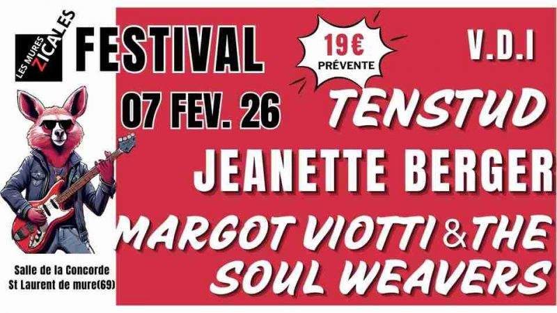 Festival Les Mures Zicales 2026 : Il approche !